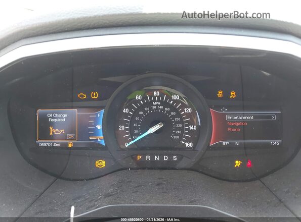 2FMPK3K87HBB79950 2017 FORD EDGE Gray Vista de los asientos traseros