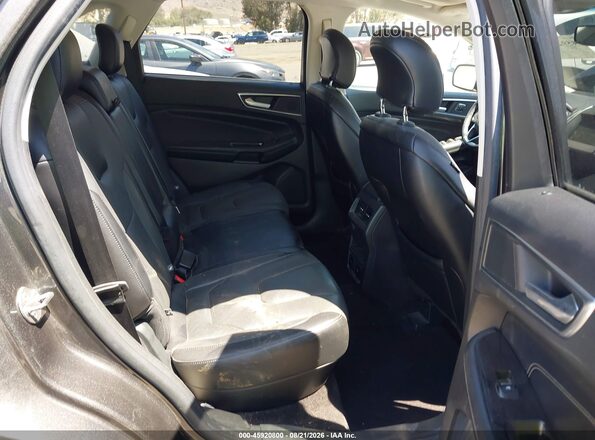 2FMPK3K87HBB79950 2017 FORD EDGE Gray Vista de la etiqueta del VIN