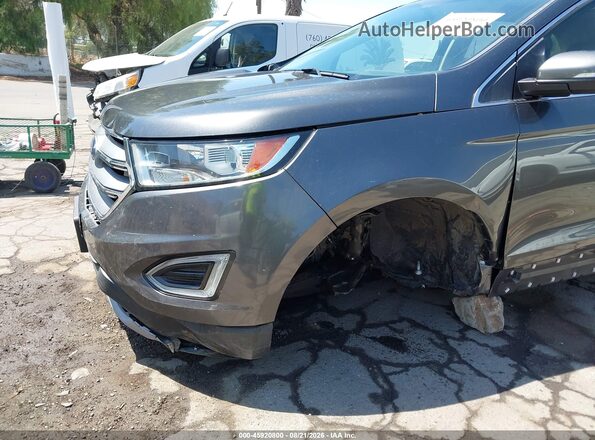 2FMPK3K87HBB79950 2017 FORD EDGE Gray Vista frontal
