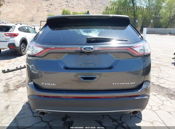 2FMPK3K87HBB79950 2017 FORD EDGE Gray 
