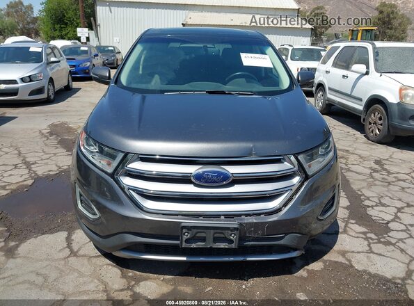 2FMPK3K87HBB79950 2017 FORD EDGE Gray Vista interior trasera