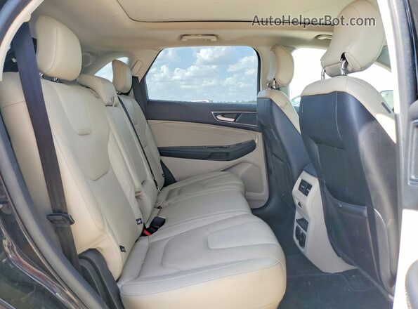 2FMPK3K87JBB88136 2018 FORD EDGE Черный Вид задней части салона