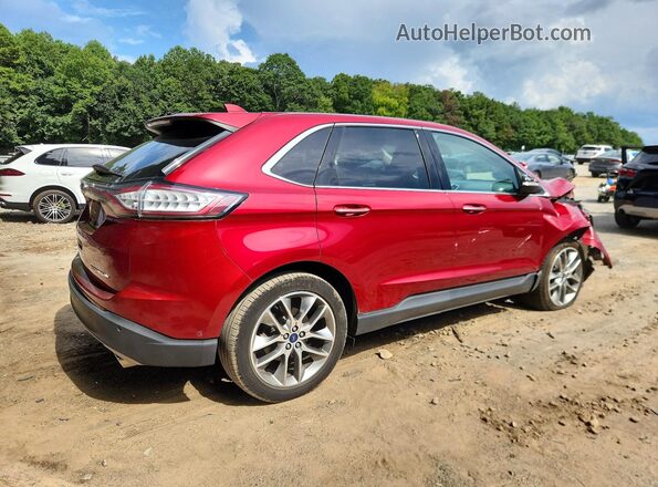 2FMPK3K8XGBC29786 2016 FORD EDGE Red უკანა მარჯვენა