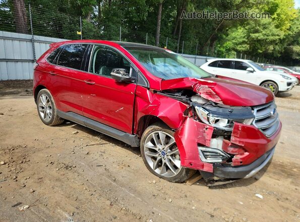 2FMPK3K8XGBC29786 2016 FORD EDGE Red წინა მარჯვენა