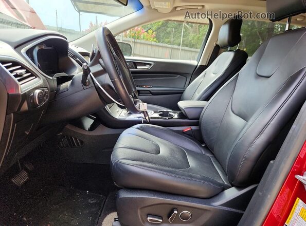 2FMPK3K8XGBC29786 2016 FORD EDGE Red წინა სალონის ხედი