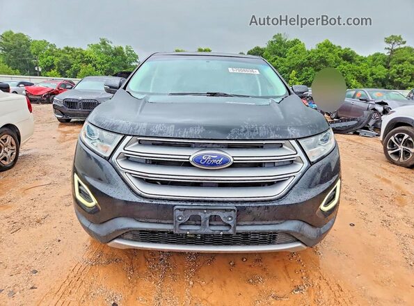 2FMPK3K90GBB05423 2016 FORD EDGE Black Front view
