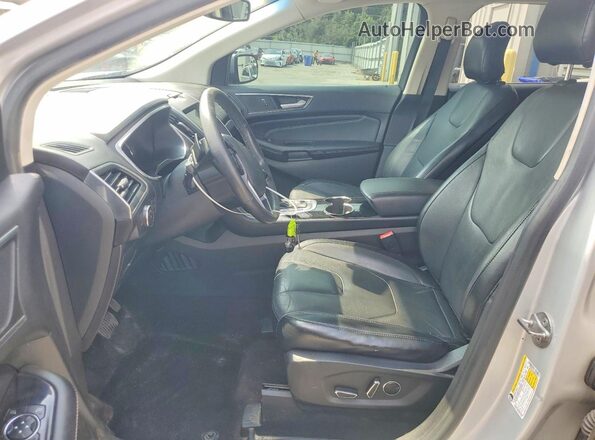2FMPK3K90GBB05552 2016 FORD EDGE Silver Widok wnętrza z przodu
