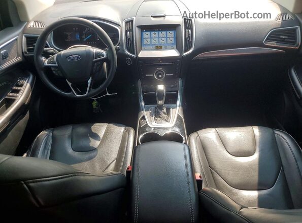 2FMPK3K90GBB05552 2016 FORD EDGE Silver Widok deski rozdzielczej