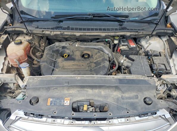 2FMPK3K90GBB05552 2016 FORD EDGE Silver Widok wnętrza z tyłu