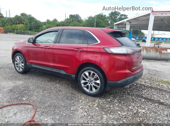 2FMPK3K90GBC52101 2016 FORD EDGE Red Trasero izquierdo