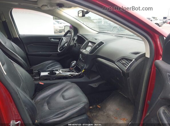 2FMPK3K90GBC52101 2016 FORD EDGE Red Vista interior delantera
