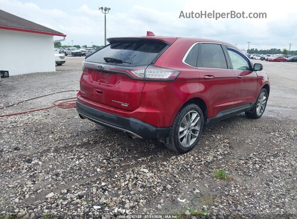 2FMPK3K90GBC52101 2016 FORD EDGE Red Trasero derecho