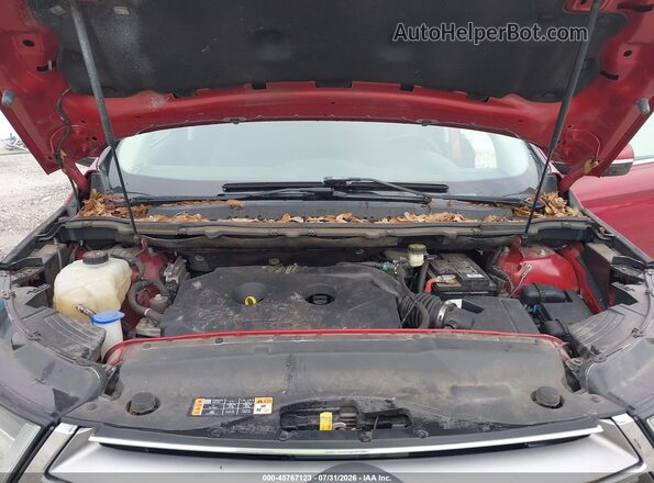 2FMPK3K90GBC52101 2016 FORD EDGE Red Vista del compartimento del motor