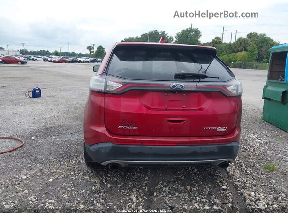 2FMPK3K90GBC52101 2016 FORD EDGE Red 