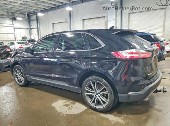 2FMPK3K90KBC74186 2019 FORD EDGE Black Rear left