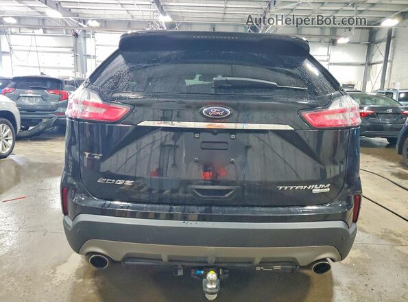 2FMPK3K90KBC74186 2019 FORD EDGE Black Rear view