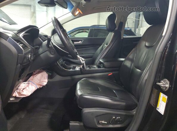 2FMPK3K90KBC74186 2019 FORD EDGE Black Front interior view