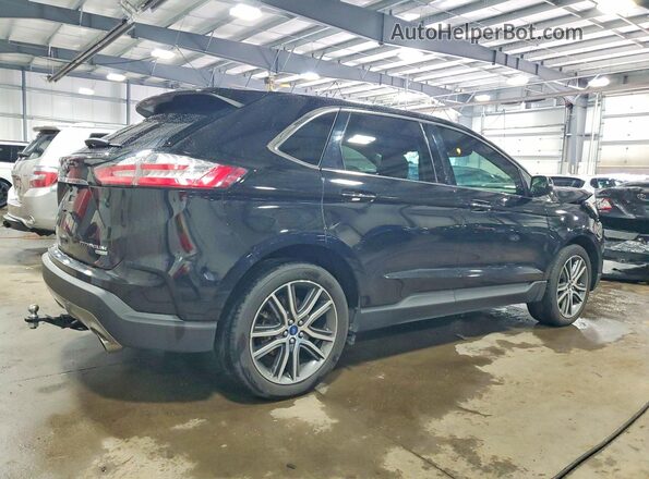 2FMPK3K90KBC74186 2019 FORD EDGE Black Rear right