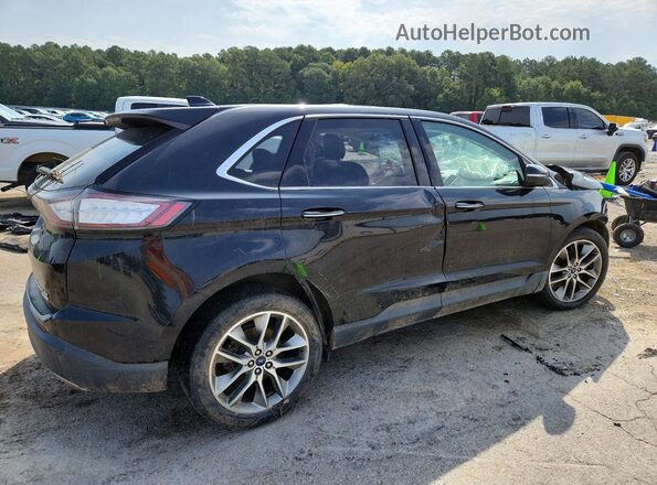 2FMPK3K91HBC07511 2017 FORD EDGE Черный Задняя правая четверть