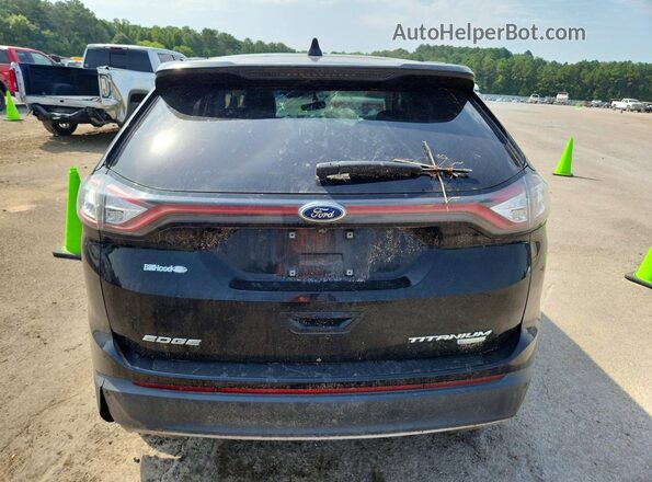 2FMPK3K91HBC07511 2017 FORD EDGE Черный Вид сзади