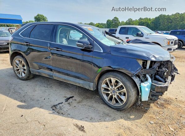 2FMPK3K91HBC07511 2017 FORD EDGE Черный Передняя правая четверть