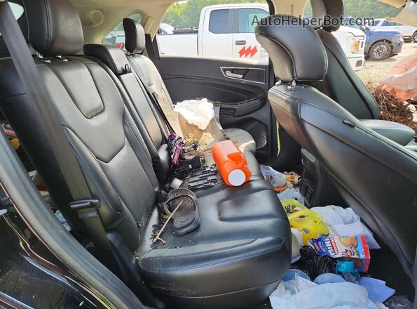 2FMPK3K91HBC07511 2017 FORD EDGE Черный Вид задней части салона