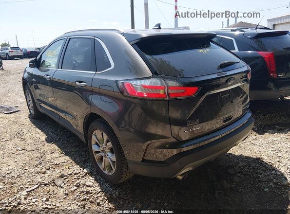 2FMPK3K91KBC22615 2019 FORD EDGE Gray Задня ліва чверть