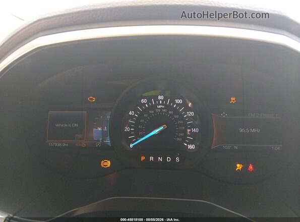 2FMPK3K91KBC22615 2019 FORD EDGE Gray Вид задніх сидінь