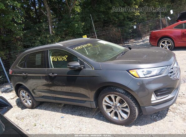 2FMPK3K91KBC22615 2019 FORD EDGE Gray Вид задньої частини салону