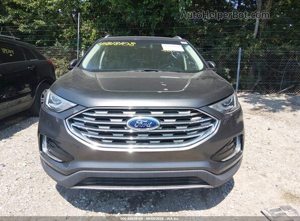 2FMPK3K91KBC22615 2019 FORD EDGE Gray Вид щитка приладів