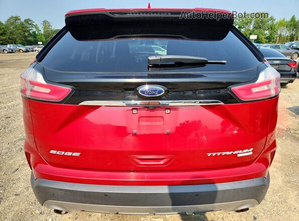 2FMPK3K91LBA06054 2020 FORD EDGE Red Вид ззаду
