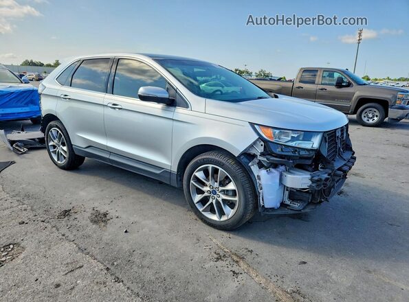 2FMPK3K92GBC56554 2016 FORD EDGE Gray Delantero derecho