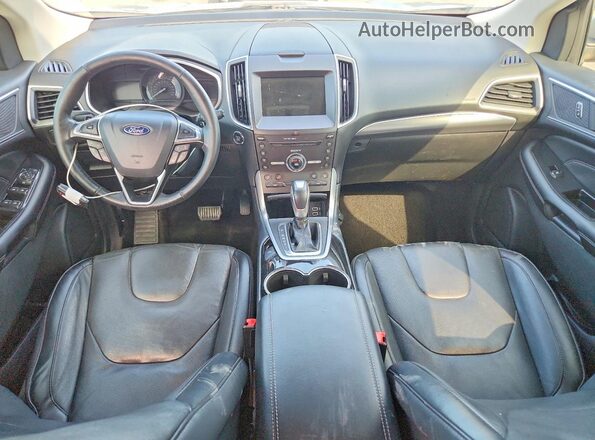 2FMPK3K92GBC56554 2016 FORD EDGE Gray Vista del salpicadero