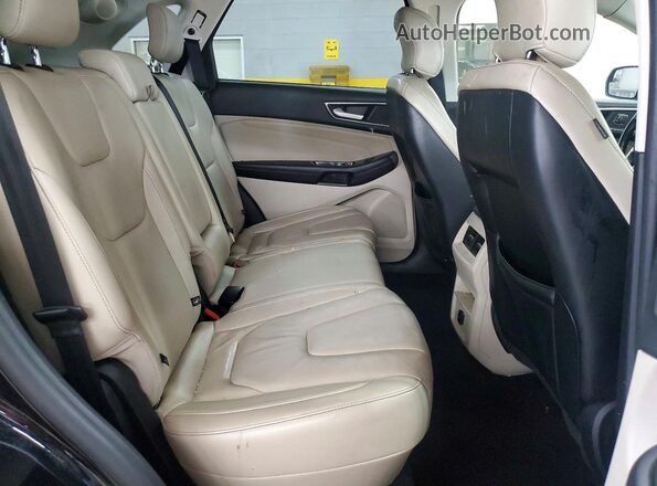 2FMPK3K92HBB75264 2017 FORD EDGE Black Widok komory silnika