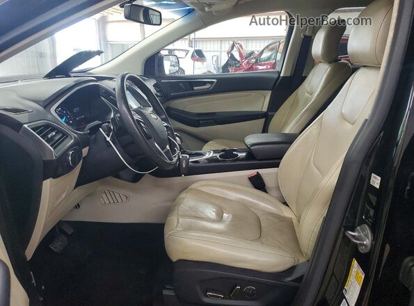 2FMPK3K92HBB75264 2017 FORD EDGE Black Widok deski rozdzielczej