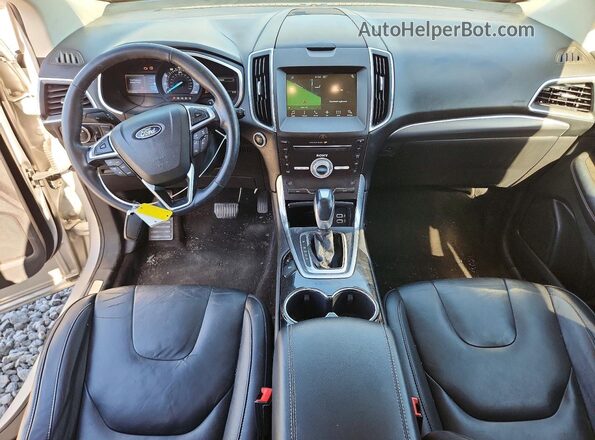 2FMPK3K92JBB44067 2018 FORD EDGE Silver Vista del salpicadero