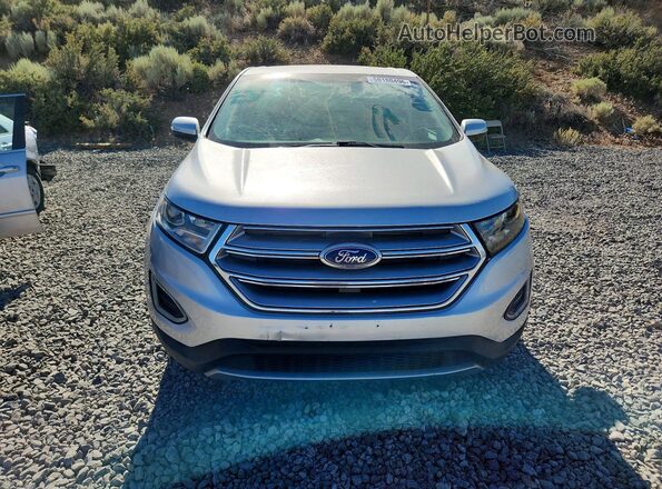 2FMPK3K92JBB44067 2018 FORD EDGE Silver Vista frontal