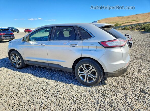 2FMPK3K92JBB44067 2018 FORD EDGE Silver Trasero izquierdo