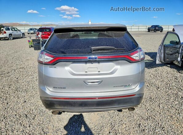 2FMPK3K92JBB44067 2018 FORD EDGE Silver Vista trasera