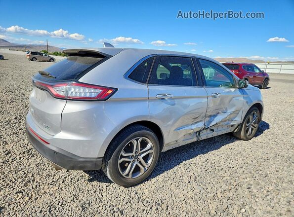 2FMPK3K92JBB44067 2018 FORD EDGE Silver Trasero derecho