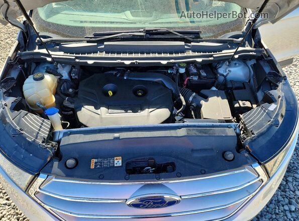 2FMPK3K92JBB44067 2018 FORD EDGE Silver Vista del compartimento del motor