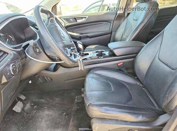 2FMPK3K92JBB44067 2018 FORD EDGE Silver Vista interior delantera