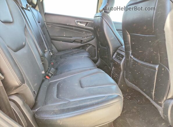 2FMPK3K92JBB44067 2018 FORD EDGE Silver Vista interior trasera