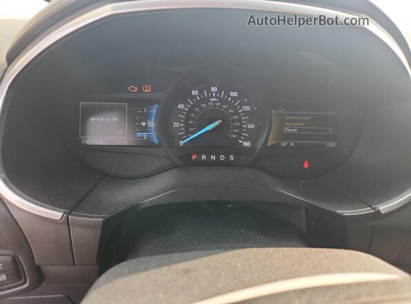 2FMPK3K92KBB42661 2019 FORD EDGE Черный Вид щитка приборов