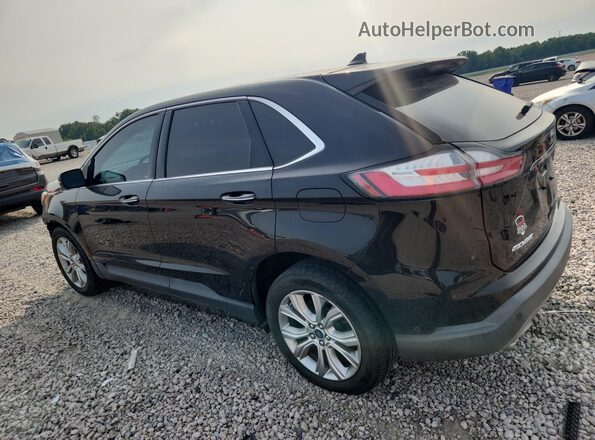2FMPK3K92KBB42661 2019 FORD EDGE Черный Задняя левая четверть