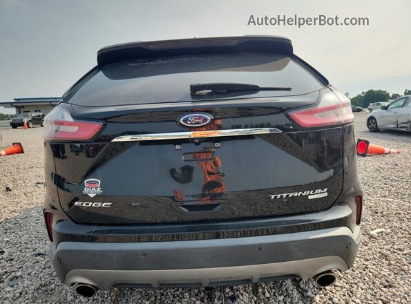 2FMPK3K92KBB42661 2019 FORD EDGE Черный Вид сзади