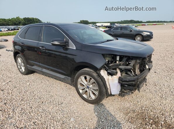 2FMPK3K92KBB42661 2019 FORD EDGE Черный Передняя правая четверть