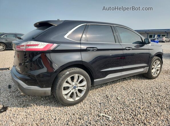 2FMPK3K92KBB42661 2019 FORD EDGE Черный Задняя правая четверть