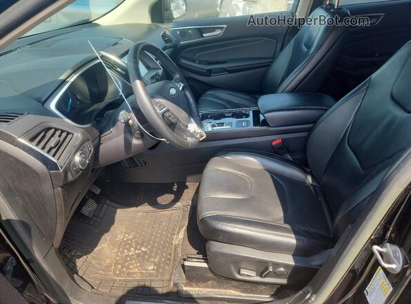 2FMPK3K92KBC02986 2019 FORD EDGE Black Вид салону спереду