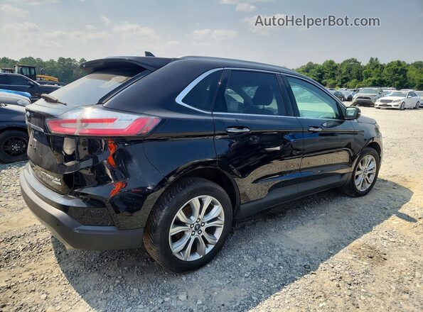 2FMPK3K92KBC02986 2019 FORD EDGE Black Задня права чверть